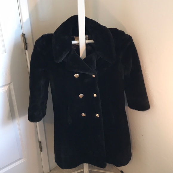 Vintage 1960s Faux Fur winter Coat - Picture 1 of 8